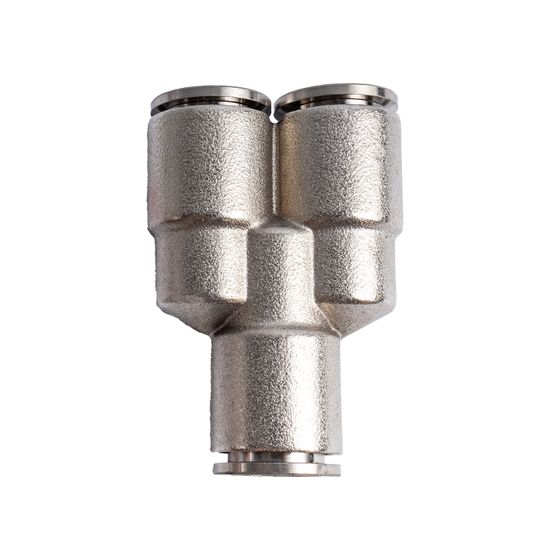 Metal Pu Fitting Y-joint 12mm